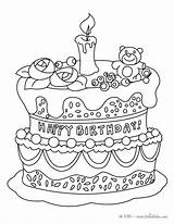 Coloring Cupcake Pages Birthday Happy Getcolorings Cakes sketch template