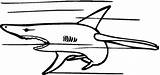 Shark Coloring Great Pages Printable Gif Clipart Clipartbest sketch template