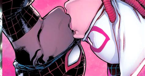 marvel teases a surprising romance between spider gwen miles morales