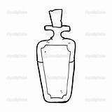 Potion Bottle Cartoon Stock Vector Illustration Depositphotos Lineartestpilot sketch template