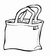 Clipart Bag Carry Food Cliparts Library sketch template