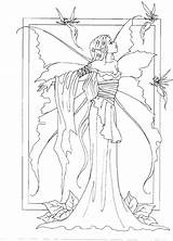 Nymph Mystical Myth Mythical Elfes Elves Fae Designlooter sketch template