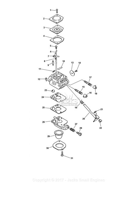 echo srm  type  sn   parts diagram  carburetor cu