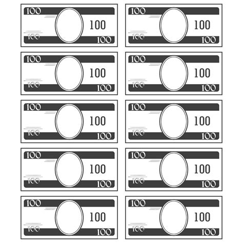 images  printable play money actual size  printable play