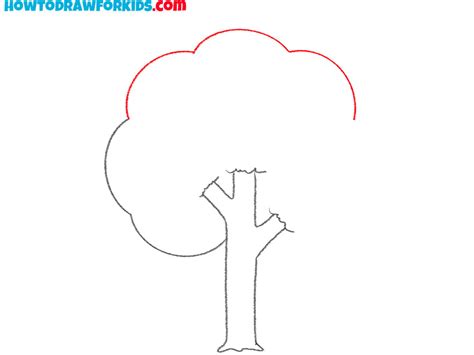 draw  simple tree easy drawing tutorial  kids