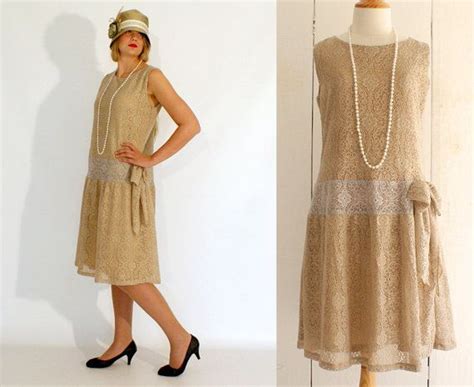 flapper dress great gatsby dress old gold 1920s dress charleston drop waist dress summer