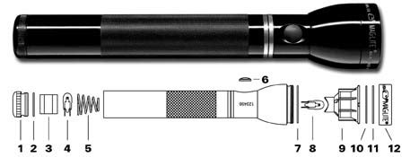 flashlight holder streamlight strion hl maglite flashlight parts list template