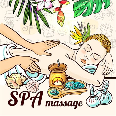 premium vector relax spa massage