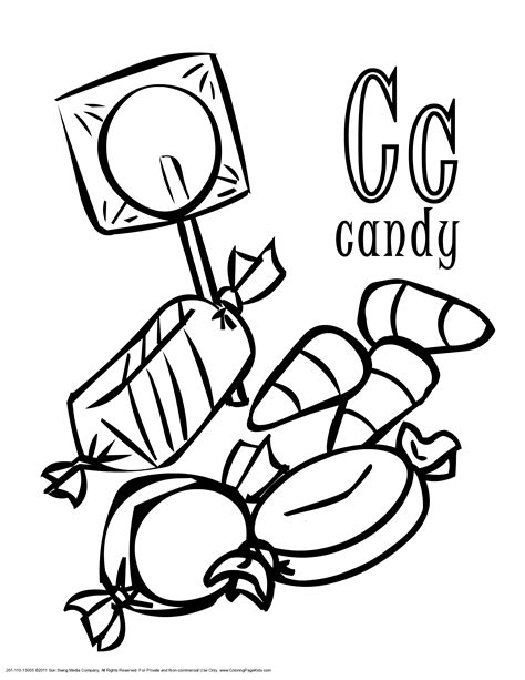 printable candy coloring pages customize  print