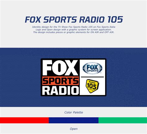 fox sports radio   behance