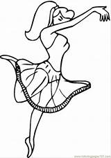 Coloring Dancing Girl Pages Ballet Dancer Drawing Online Printable Dance Colouring Color Getdrawings Entertainment Woman Happy Comments Template Original sketch template