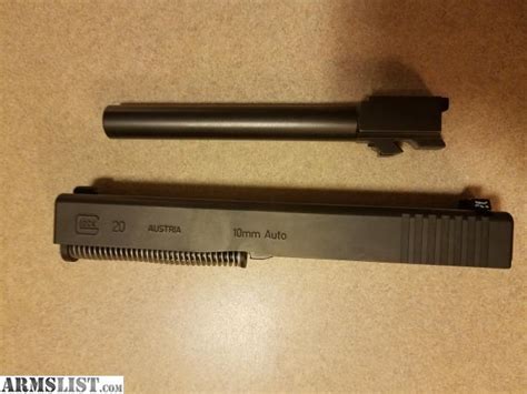 Armslist For Sale Glock 20 10mm Slide With 2nd Barrel