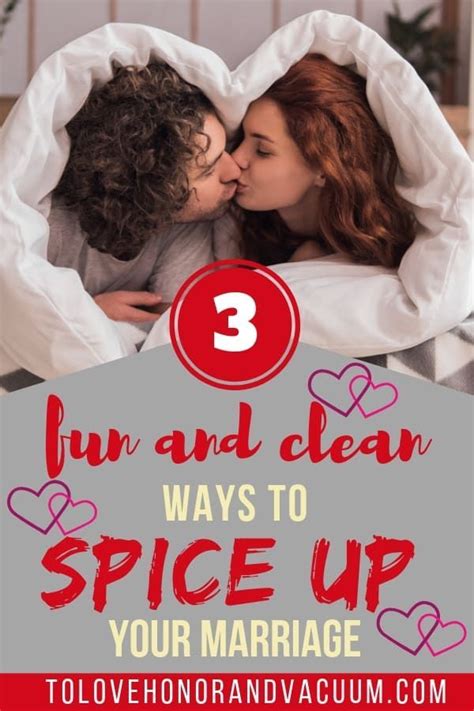 spice up your marriage fun and clean ways to make
