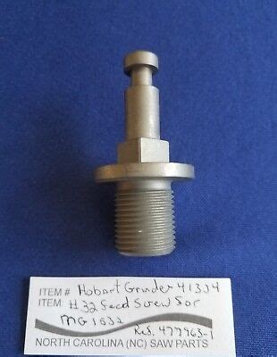 hobart grinder model mg  style  feed screw stud replaces   ebay