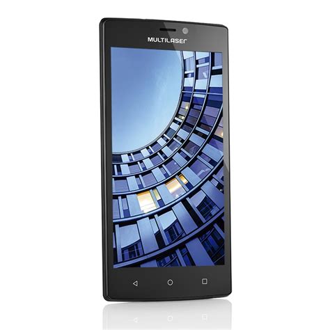 smartphone multilaser ms  quadcore gb ram tela  dual chip android  preto p