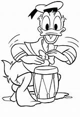 Coloring Pages Thunder Getcolorings Drum Duck sketch template