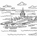 Avion Colorier Uss Transportation Printable Nimitz Carriers Coloriages Imprimé Fois sketch template