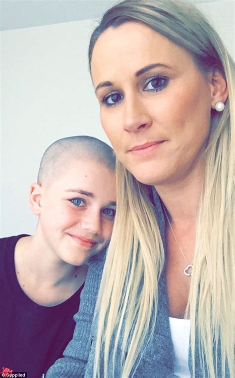 sydney girl 11 who shaved hair for cancer patients