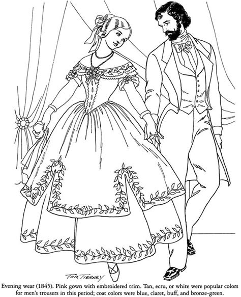 dover publications victorian fashions  adult coloring