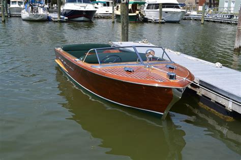 chris craft classic  continental  power boat  sale