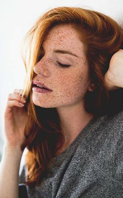 Luca Hollestelle Beautiful Freckles Red Hair Woman Beautiful Redhead