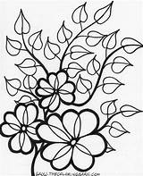 Coloring Pages Flower Printable Vines Flowers Vine Patterns Printablee Leaf Templates Pattern Via sketch template