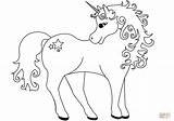 Coloring Unicorn Pages Printable Drawing Lovely Supercoloring sketch template