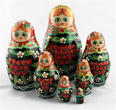 rowan nesting dolls  kids matryoshka traditional russian dolls