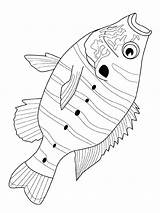 Vissen Kleurplaten Fisch Fish Dieren Poissons Peixes Poisson Pesci Fische Malvorlagen Sunfish Animaatjes Colorir Malvorlage Peixe Pesce Desenhos Angeln Gify sketch template