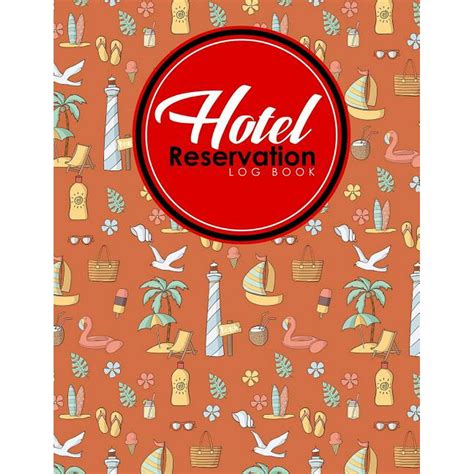 hotel reservation log book booking log reservation book paper hotel reservation book