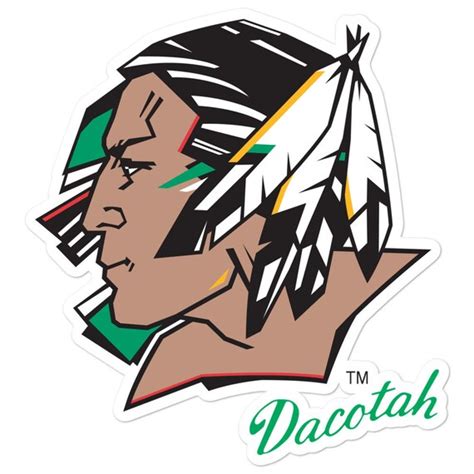 fighting sioux classic logo stickers officially licensed etsy