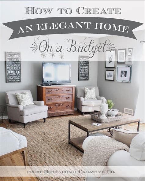 white   create  elegant home   budget  tips tricks