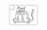 Tomcat Kitten sketch template