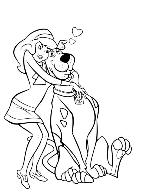 scooby doo coloring pages  childrens printable