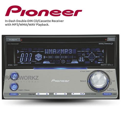 pioneer fh pmp cd cassette double din car player headunit stereo receiver  ebay
