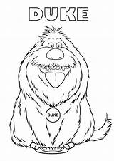 Coloring Duke Mascotas Disegni Colorare Pelicula Kleurplaat Lol Fuori Felice Lingua Secreta Peloso Bestcoloringpagesforkids Coloradisegni Omg Surprise Haustiere Animados Faciles sketch template