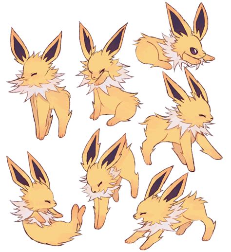 jolteon pokemon eeveelutions pokemon pokemon eevee