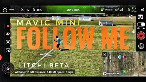 dji mavic mini follow  mode active track  orbit  litchi app beta youtube