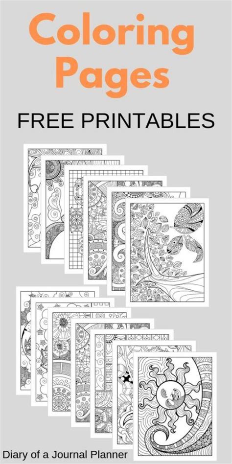 mindfulness coloring pages fun coloring page