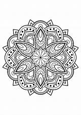 Mandala Coloring Adults Mandalas Pages Color Book Kids Books Print Printable Adult Children Justcolor sketch template