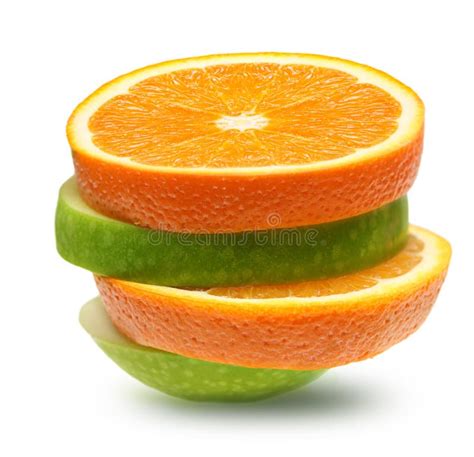 pommes fruit orange  tranches de poire image stock image du juteux