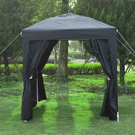 outsunny mxm pop  gazebo party tent canopy marquee  storage bag black ebay