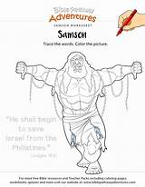 Coloring Samson Bible Printable Pages Activity Activities Sunday School Kids Worksheets Preschool Printables Judges Copywork Lessons Crafts Biblepathwayadventures Read Choose sketch template