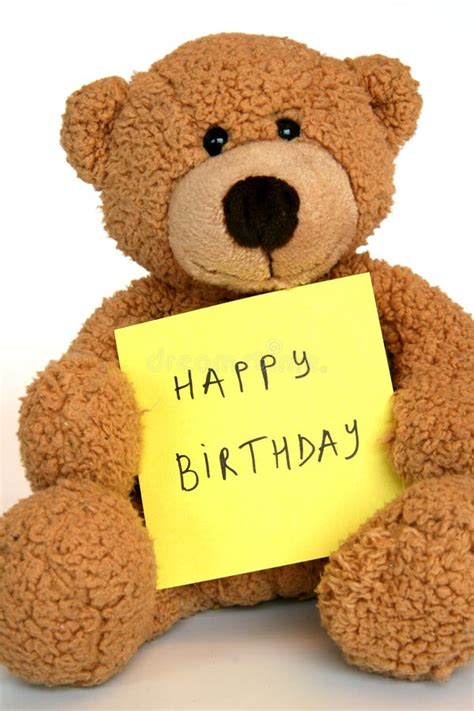 happy birthday bear stock photo image  congratulate
