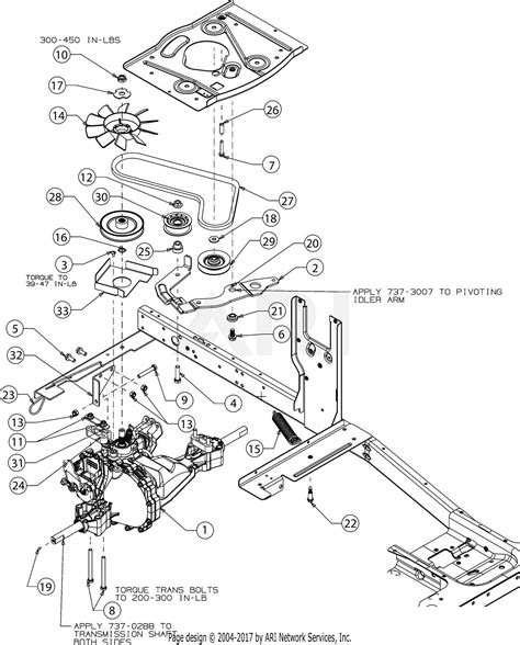 troy bilt acjd tbr hydro  parts diagram  drive