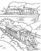 Coloring Pages Train Thomas sketch template