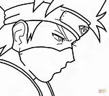 Kakashi Hatake sketch template