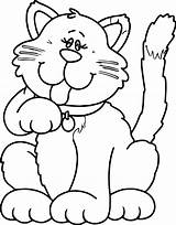 Coloring Cat Wecoloringpage sketch template