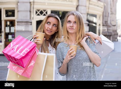 pretty young ladies  res stock photography  images alamy