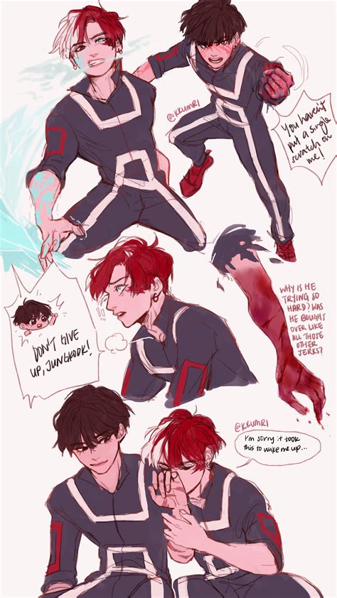 taekook bnha au ️ character designs by noranb my hero academia manga hero